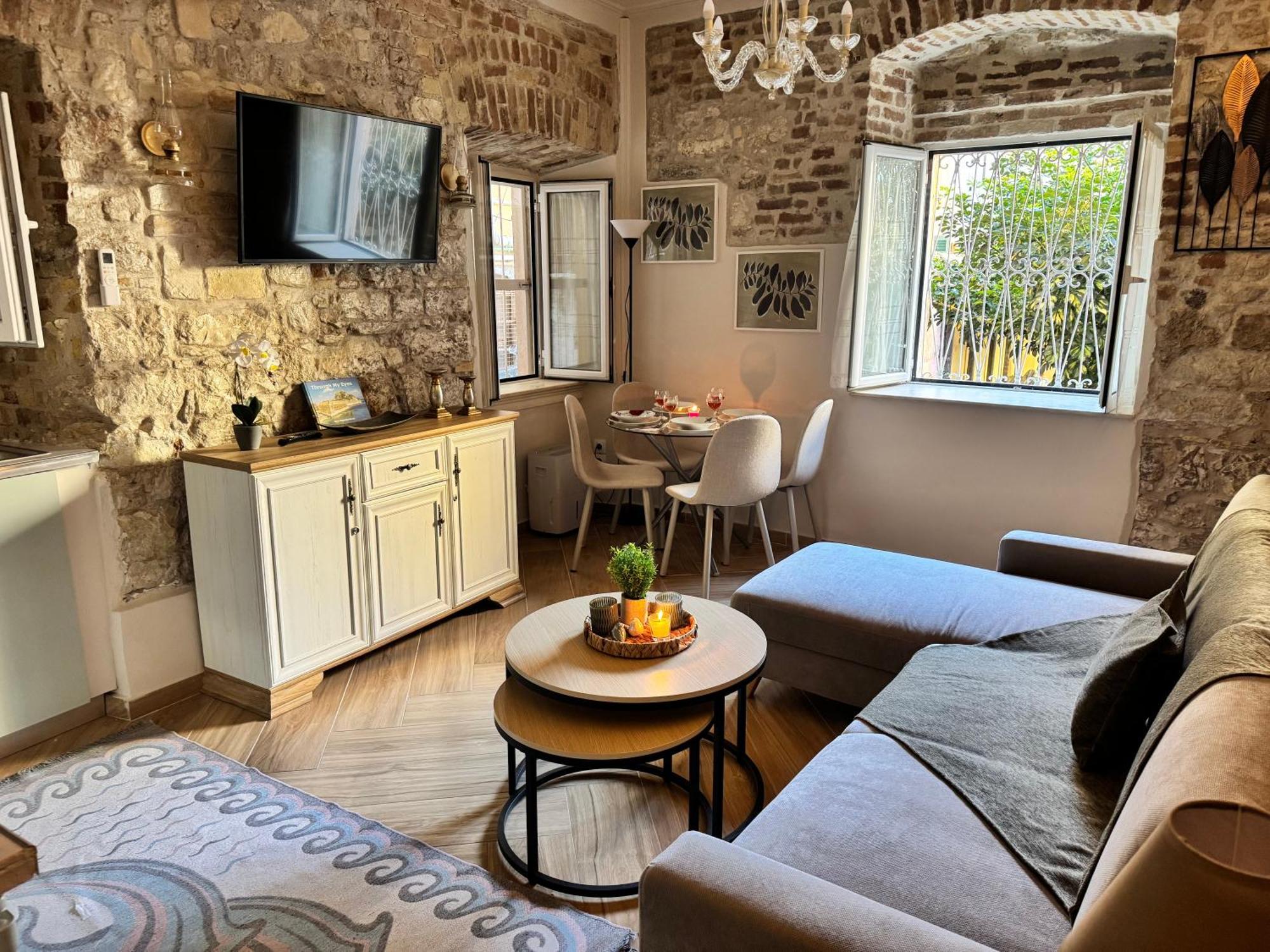 Bruskos Luxury Daire Korfu Dış mekan fotoğraf